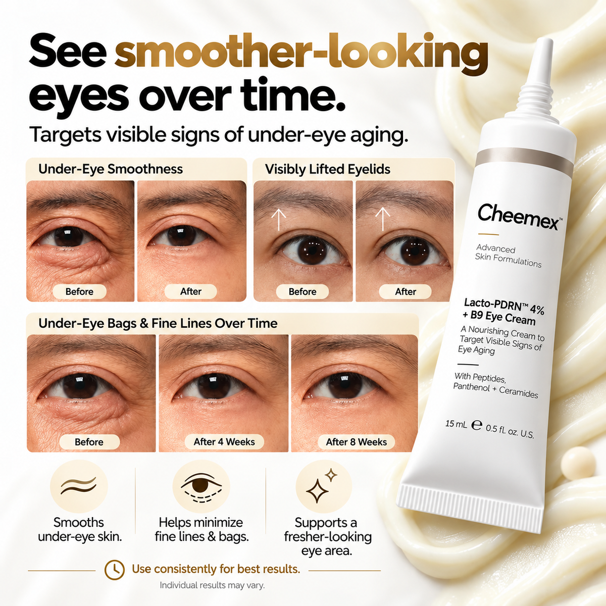 🔥LAST DAY Buy 1 Get 1 Free🔥Lacto-PDRN* 4% + B9 Eye Cream