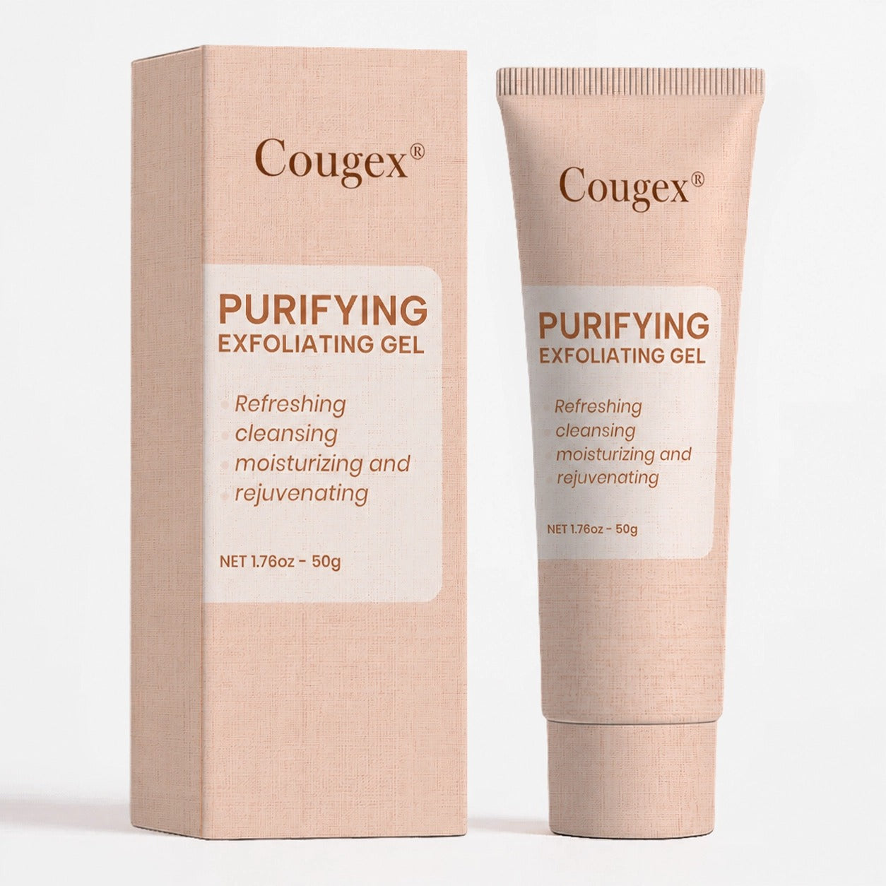 Cougex® Purifying Exfoliating Gel for Acanthosis Nigricans, Exfoliation, Dark Spots, Skin Tags, and Eczema 🎁