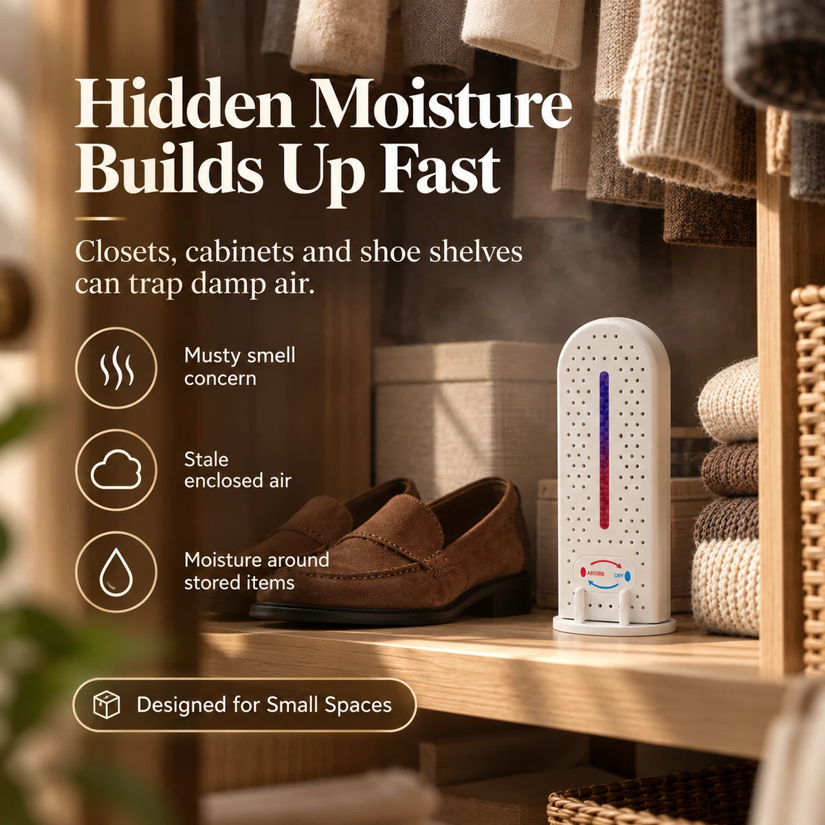 Mini reusable closet dehumidifier — product image 2