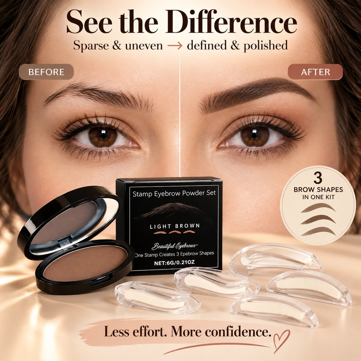 Waterproof Eyebrow Stamp Kit — image 3
