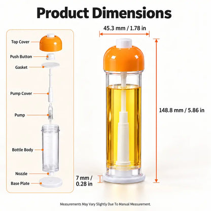 🔥LAST DAY Buy 1 Get 1 Free🔥Oil Sprayer for Cooking, Refillable Olive Oil Spray Bottle