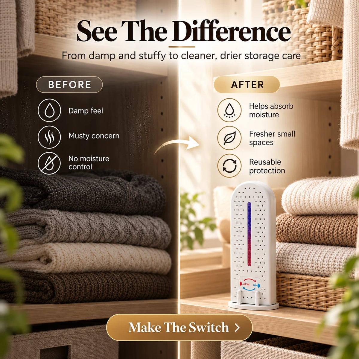 Mini reusable closet dehumidifier — product image 3