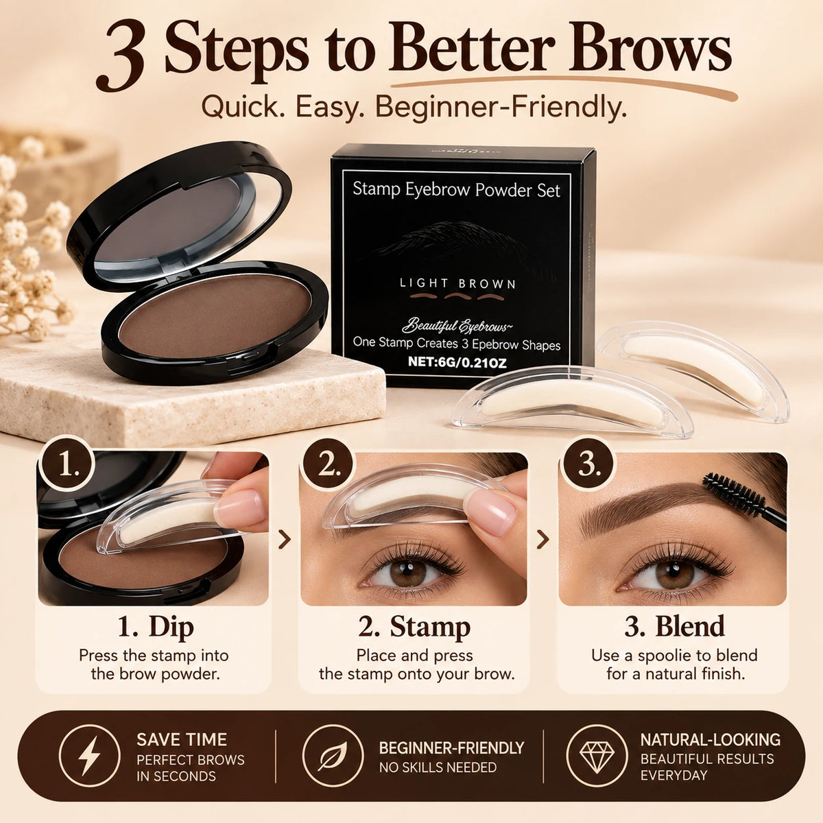 Waterproof Eyebrow Stamp Kit — image 4