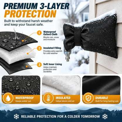 Insulated outdoor faucet cover — product image 4
