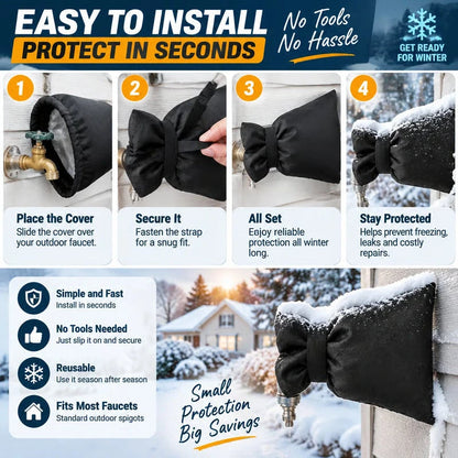 Insulated outdoor faucet cover — product image 5