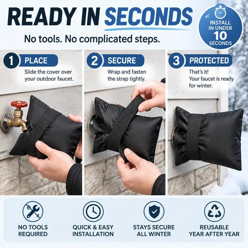 Insulated outdoor faucet cover — product image 12