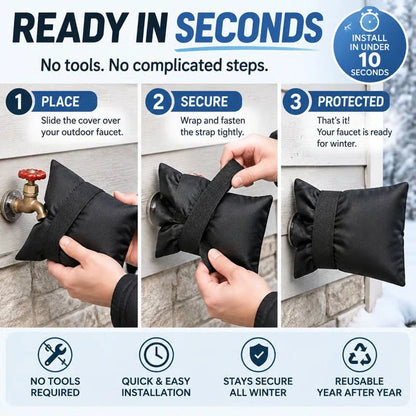 Insulated outdoor faucet cover — product image 12