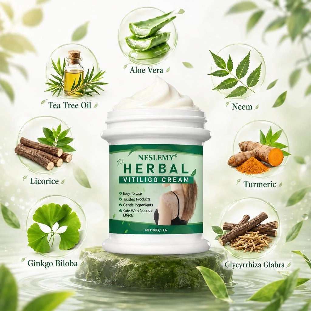 Last day Buy 1 Get 1 Free🔥NESLEMY® Herbal Vitiligo Cream