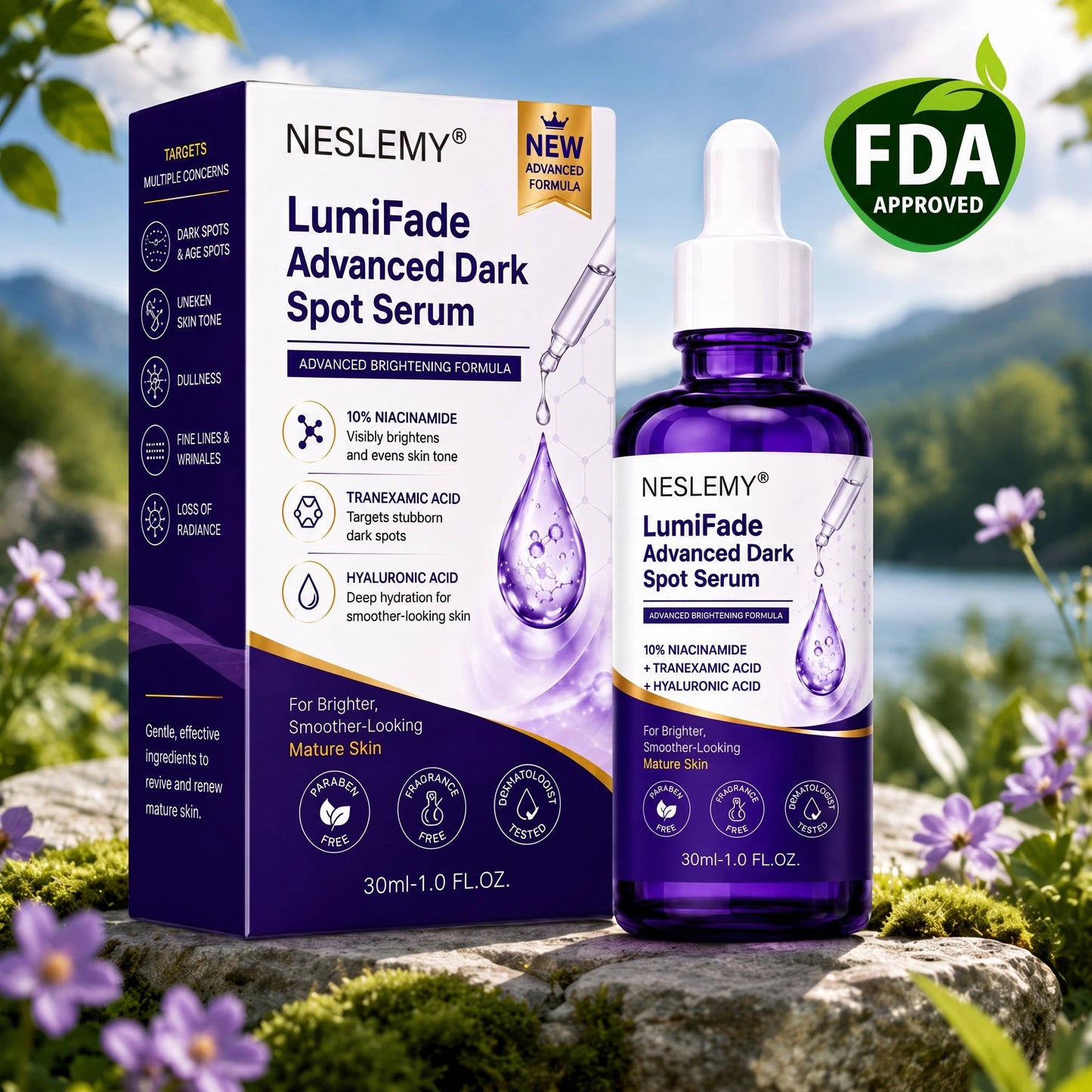 💥100K+ SOLD💕NESLEMY® LumiFade Advanced Dark Spot Serum