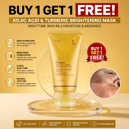 Buy 1 Get 1 Free✨Cougex  Kojic Acid Turmeric Overnight Mask