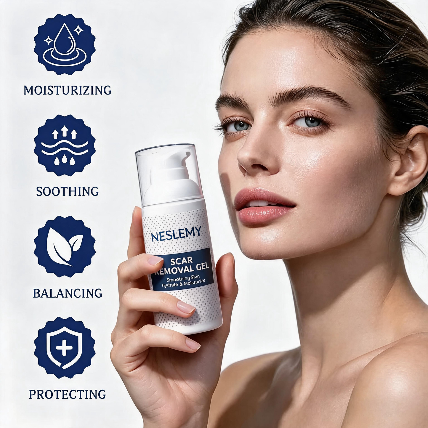 Buy 1 Get 1 Free🔥NESLEMY Scar Removel Gel Smoothing Skin Hydrate & Moisturize