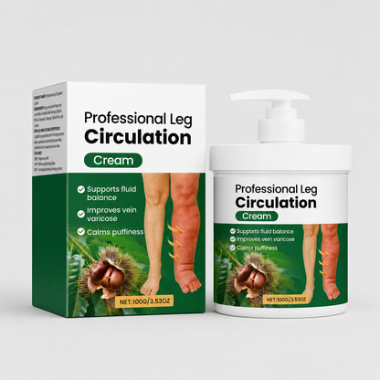 🔥 BUY 1 GET 1 FREE Professional Leg Circulation Cream – Soothe Swelling & Heavy Legs 🦵
