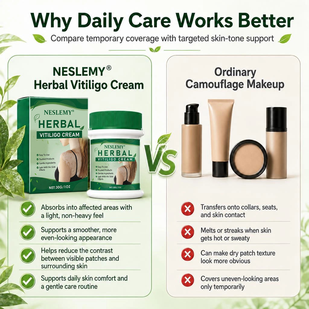 Last day Buy 1 Get 1 Free🔥NESLEMY® Herbal Vitiligo Cream