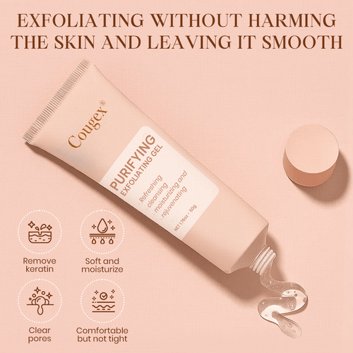 Cougex® Purifying Exfoliating Gel for Acanthosis Nigricans, Exfoliation, Dark Spots, Skin Tags, and Eczema 🎁