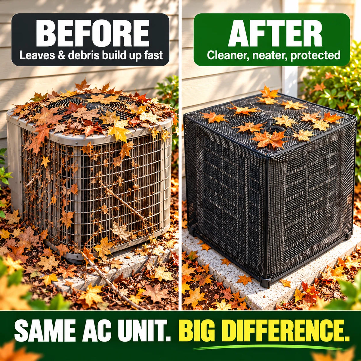 Heavy-duty mesh AC cover — product image 2