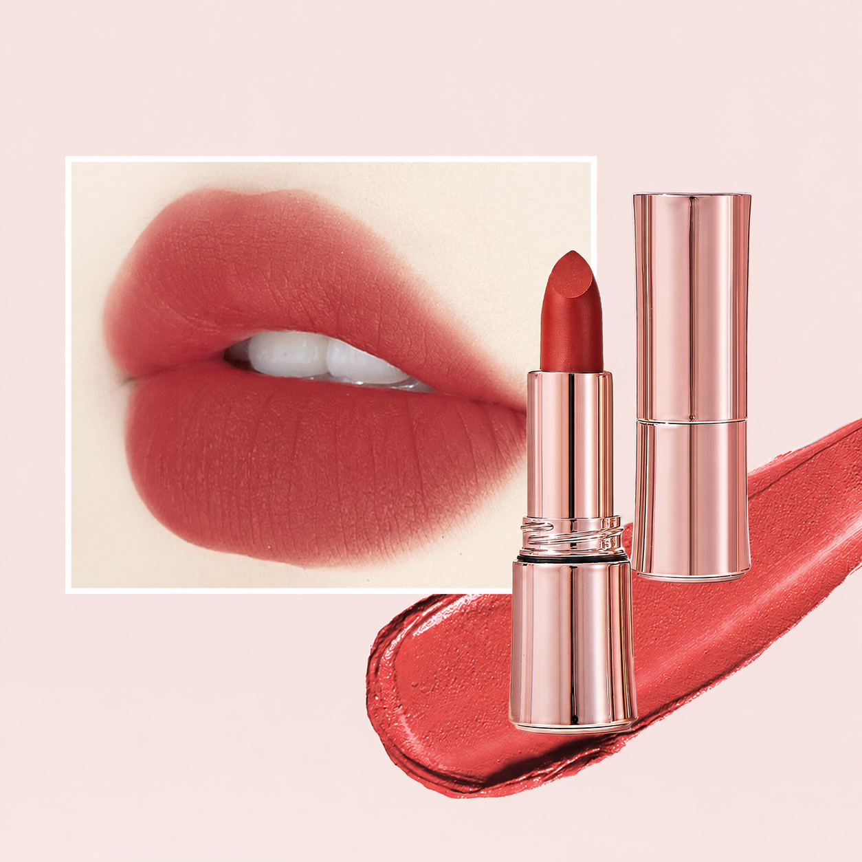 💋 BUY 1 GET 1 FREE ✨ 24H Matte Lipstick — Smudge-Proof, Long-Lasting & Highly Pigmented