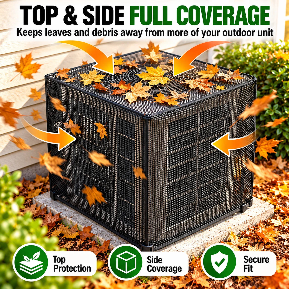 Heavy-duty mesh AC cover — product image 4