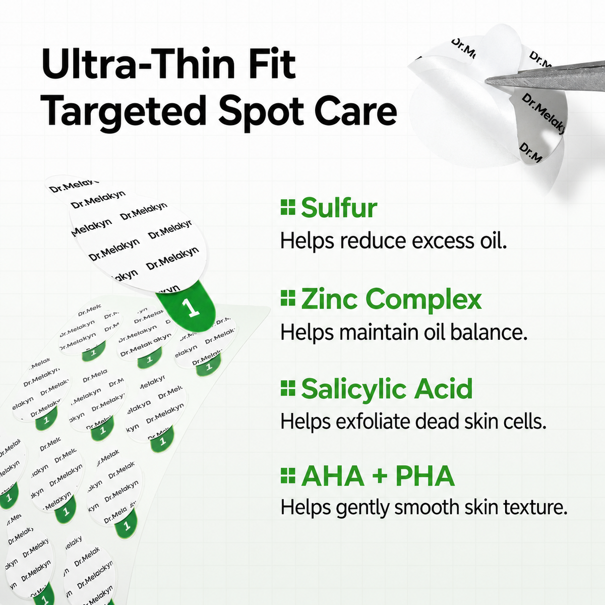 S-ZINC targeted blemish ingredients