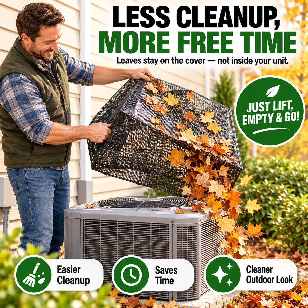 Heavy-duty mesh AC cover — product image 5
