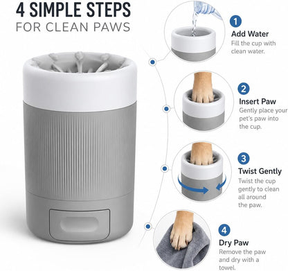 Dog Paw Cleaner Cup Portable Silicone Pet Paw Washer — product image 2 of 7