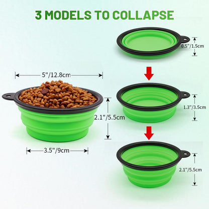 2-Pack Collapsible Pet Travel Bowls — product image 6 of 8