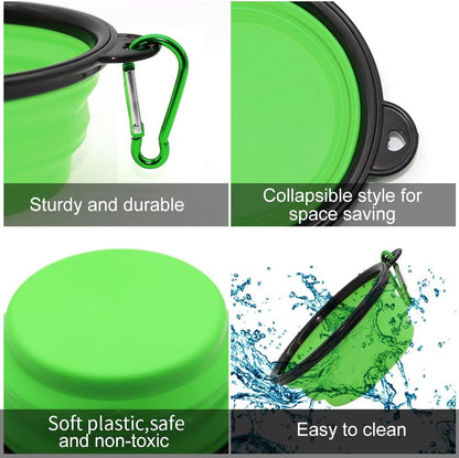 2-Pack Collapsible Pet Travel Bowls — product image 5 of 8
