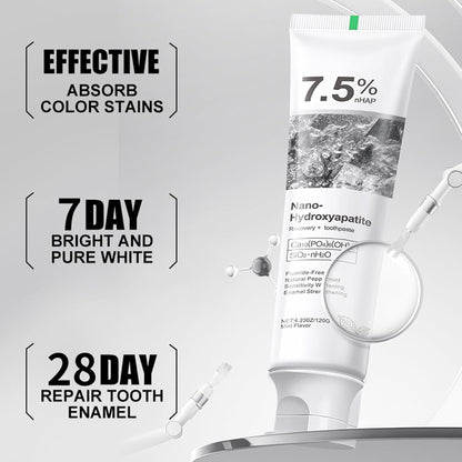 🔥Buy 1 Get 1 Free🦷7.5% Nano-Hydroxyapatite Toothpaste for Sensitive Teeth,NanoRepair, Fluoride-Free