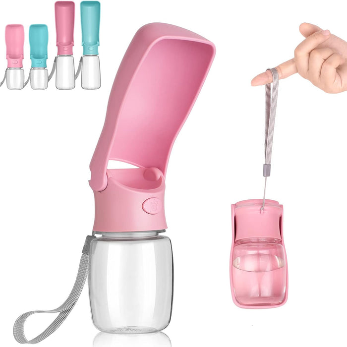 Dog Water Bottle, Foldable Dog Water Bottle Leak Proof Dispenser for Puppy Small Medium Large Dogs