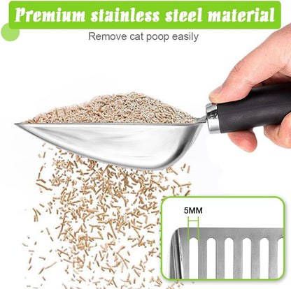 Stainless-Steel Cat Litter Scoop — product image 4 of 5