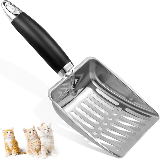 Stainless-Steel Cat Litter Scoop — product image 1 of 5