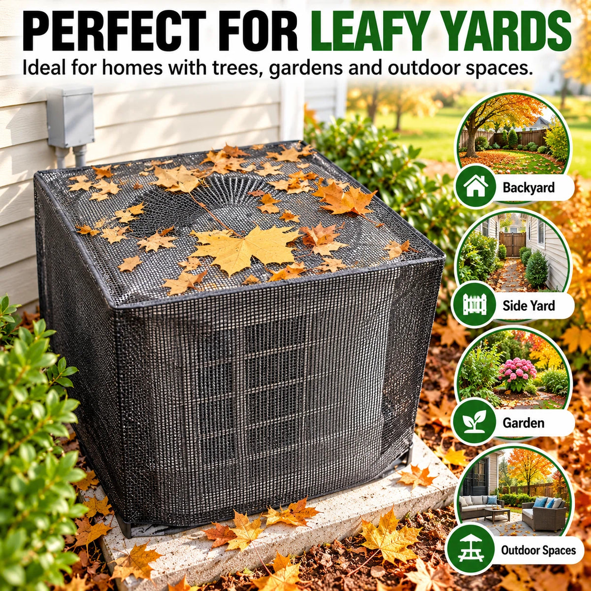 Heavy-duty mesh AC cover — product image 7