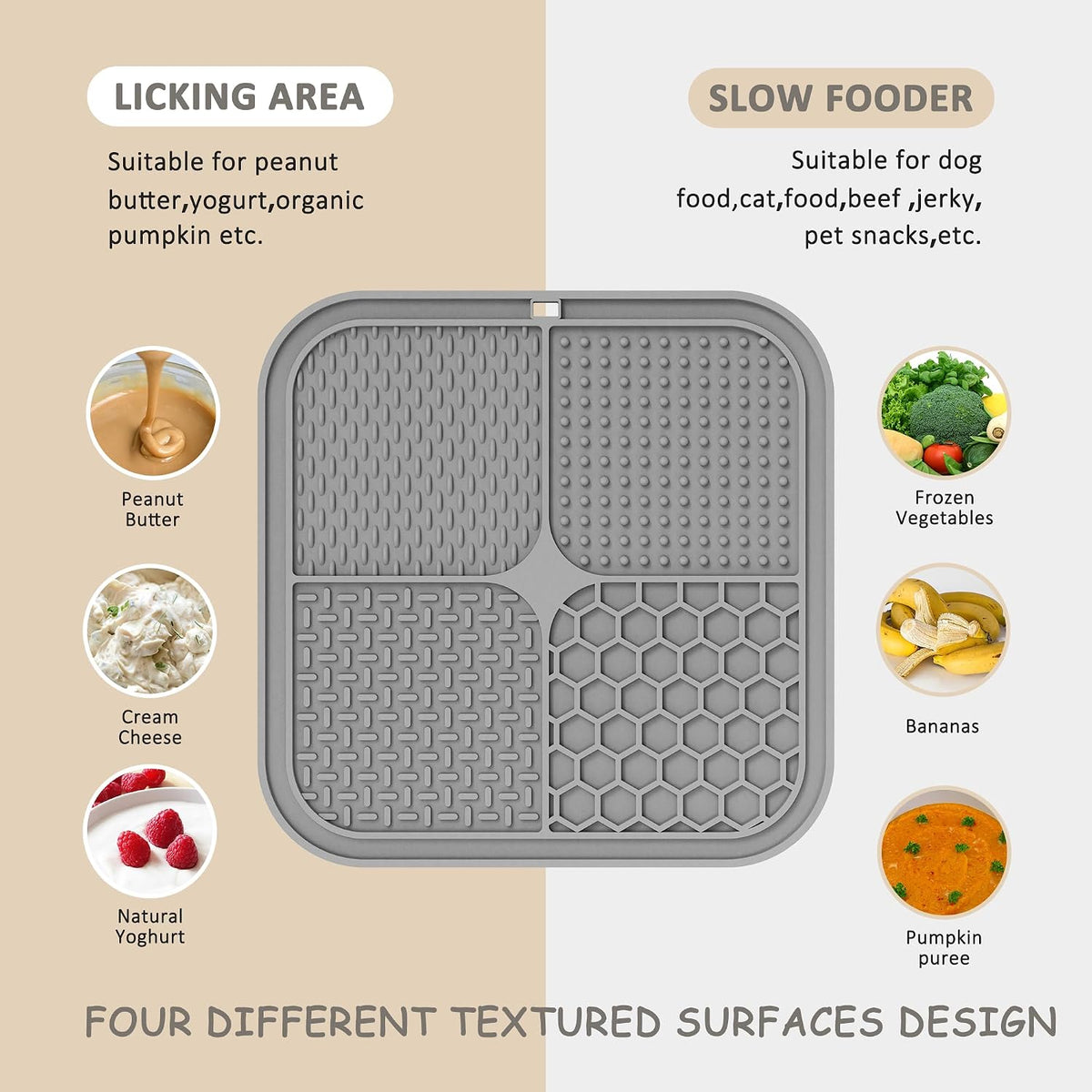 2 Pack Lick Mat for Dogs, Cats & Puppies with Suction Cups — product image 5 of 6