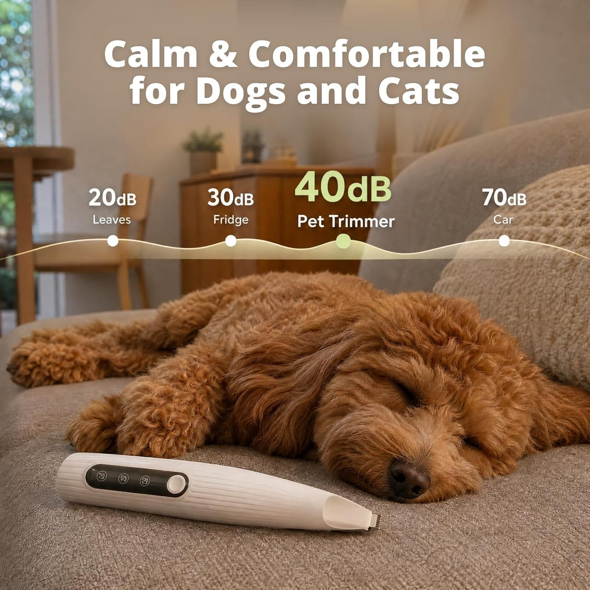 Pet Paw Trimmer | Cordless Paw Trimmer for Grooming w/Light — product image 5 of 6