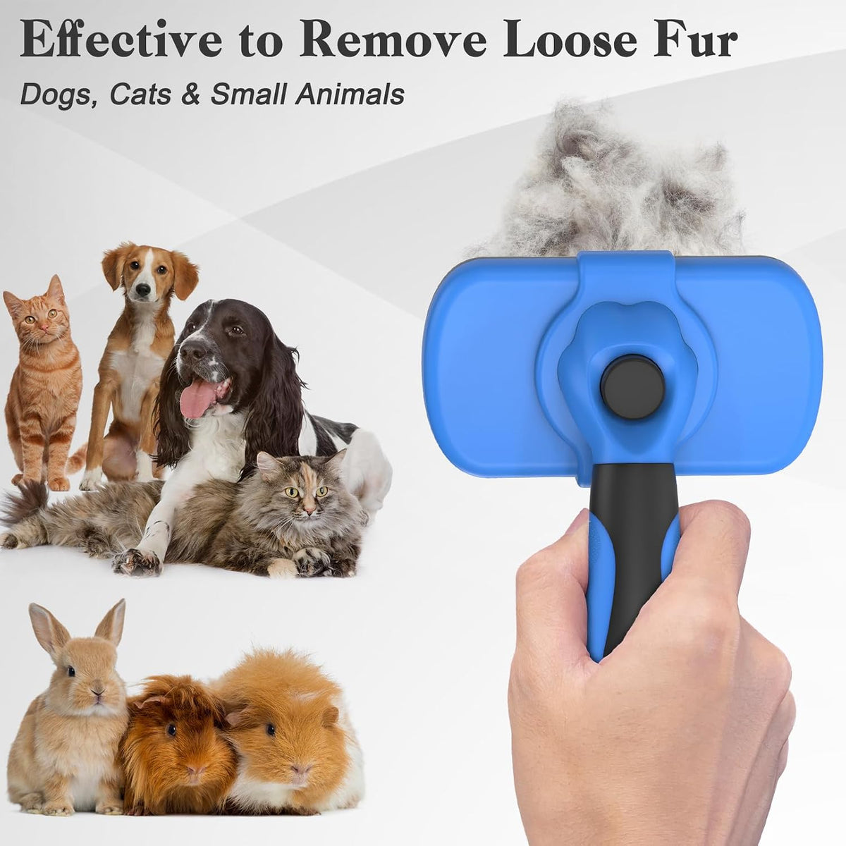 Self-Cleaning Slicker Brush for Dogs and Cats — product image 2 of 4