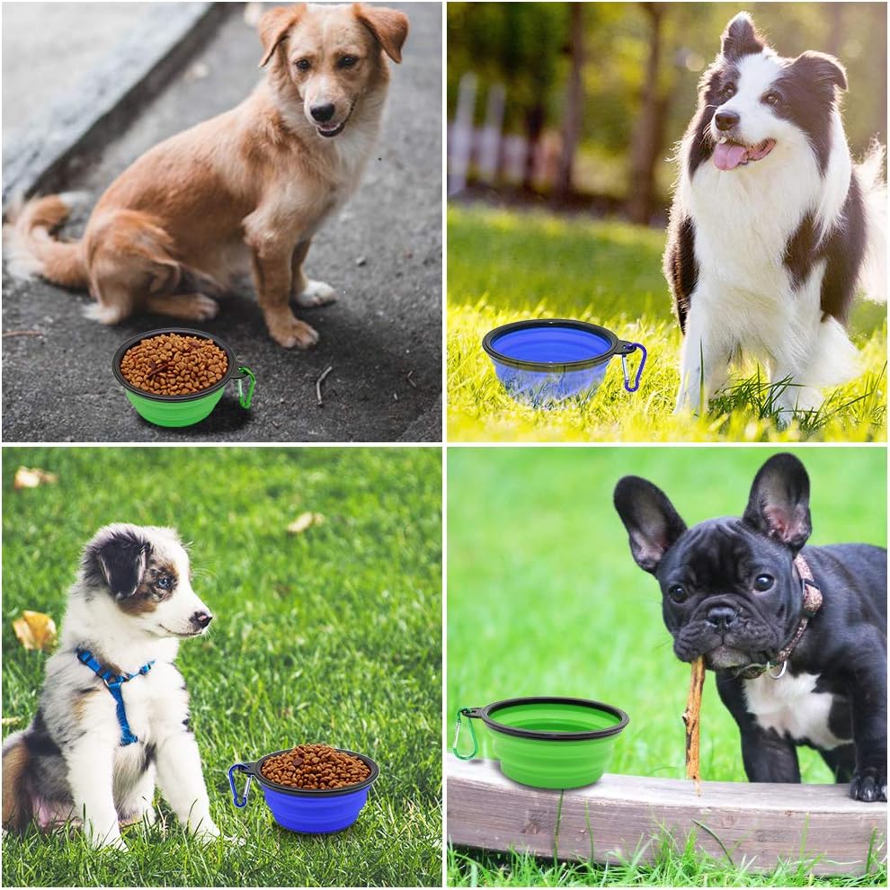2-Pack Collapsible Pet Travel Bowls — product image 2 of 8