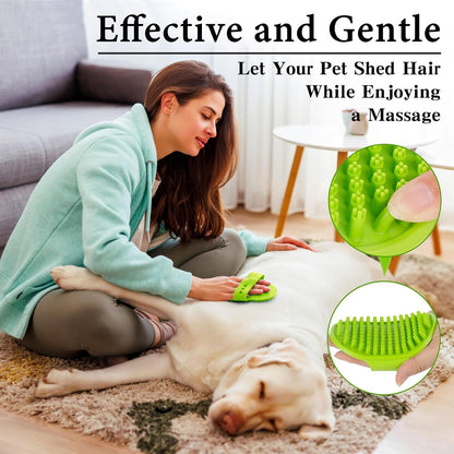 2-Piece Dog Bath Brush Set with Adjustable Handles — product image 6 of 6