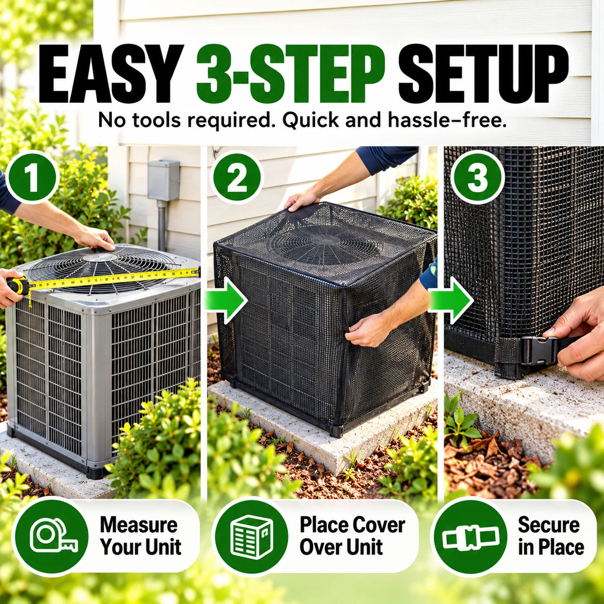 Heavy-duty mesh AC cover — product image 8