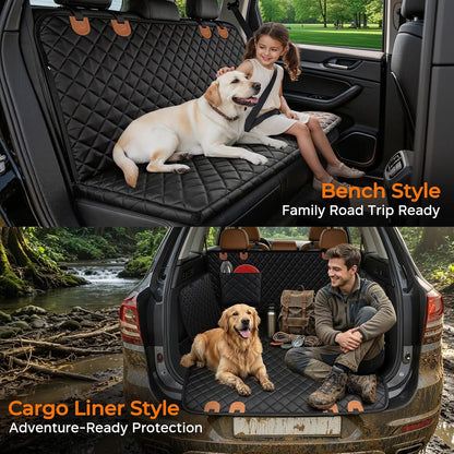 Dog Car Seat Cover for Back Seat, Waterproof Hammock for Car & SUV — product image 1 of 4