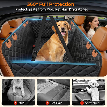 Dog Car Seat Cover for Back Seat, Waterproof Hammock for Car & SUV — product image 3 of 4