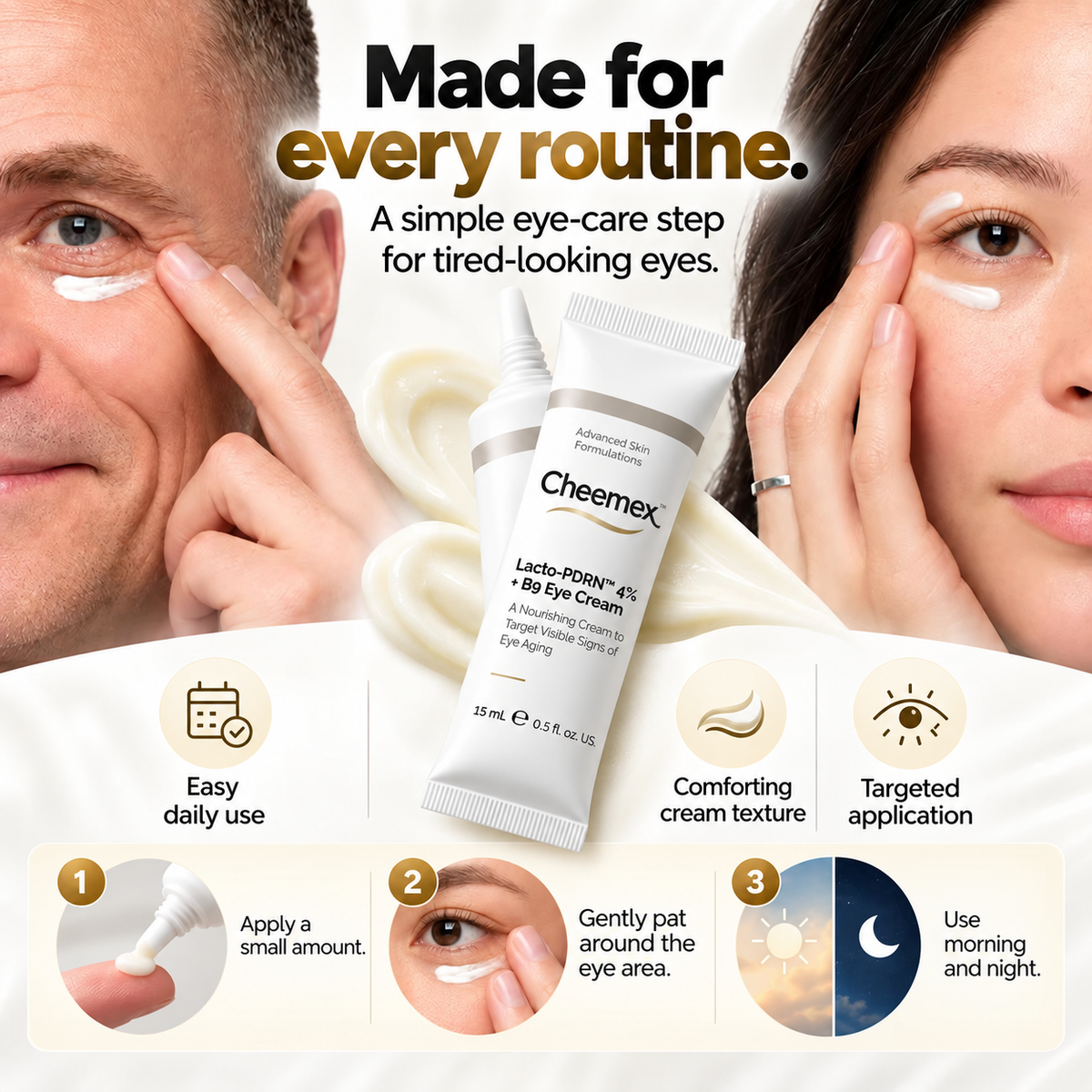 🔥LAST DAY Buy 1 Get 1 Free🔥Lacto-PDRN* 4% + B9 Eye Cream