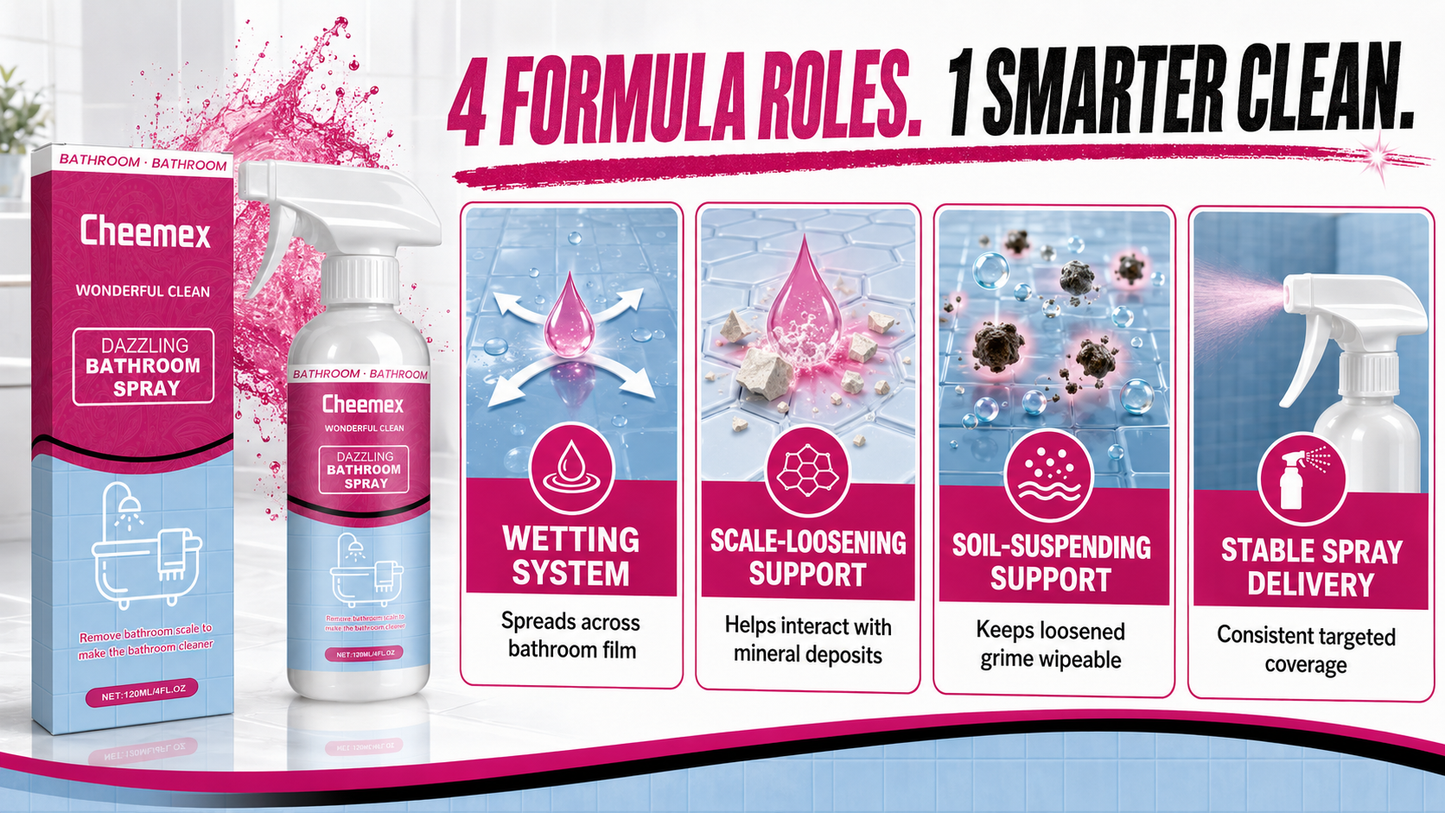 🔥 BUY 1 GET 1 FREE🔥Powerful Bathroom Cleaner Spray
