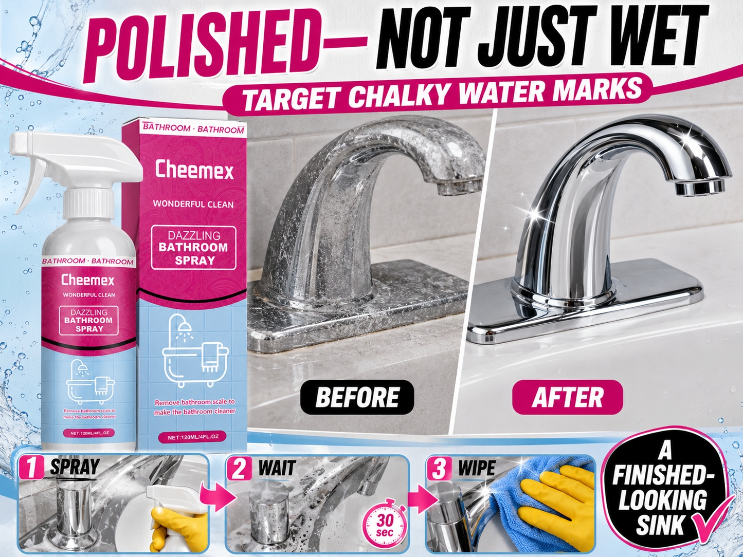 🔥 BUY 1 GET 1 FREE🔥Powerful Bathroom Cleaner Spray