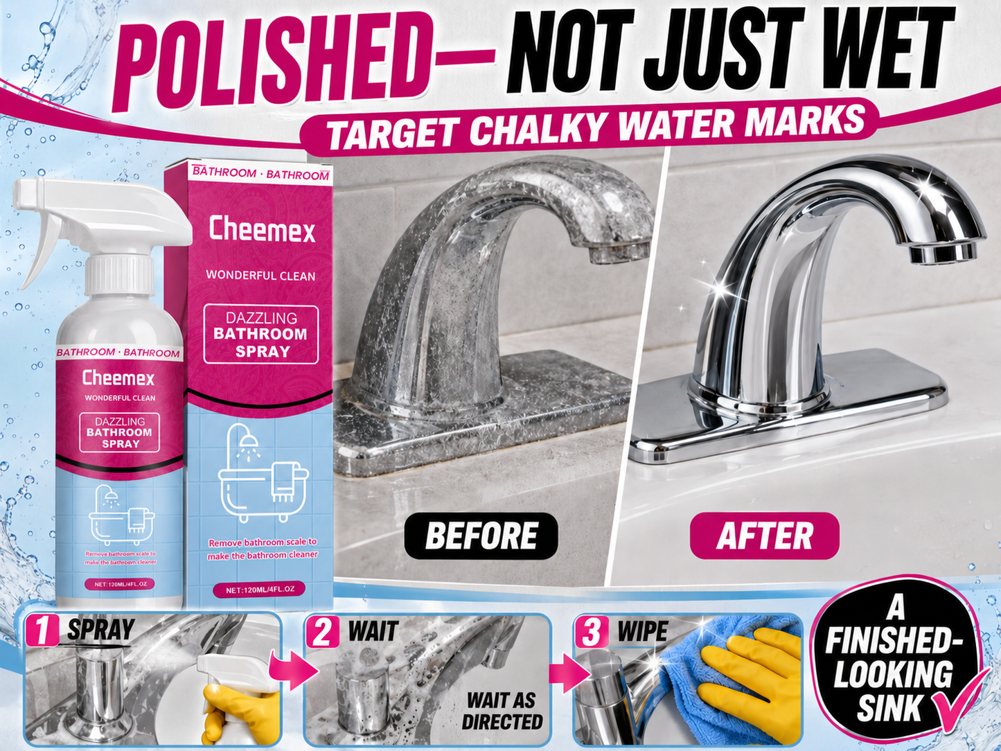 🔥 BUY 1 GET 1 FREE🔥Powerful Bathroom Cleaner Spray