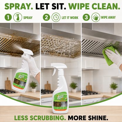 🔥 BUY 1 GET 1 FREE Heavy-Duty Kitchen Degreaser Spray – Cut Tough Grease Fast ✨
