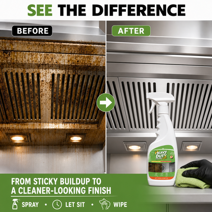 🔥 BUY 1 GET 1 FREE Heavy-Duty Kitchen Degreaser Spray – Cut Tough Grease Fast ✨