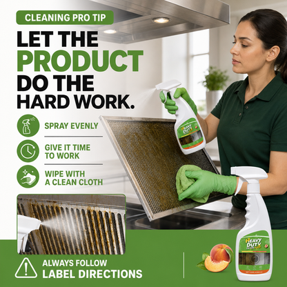 🔥 BUY 1 GET 1 FREE Heavy-Duty Kitchen Degreaser Spray – Cut Tough Grease Fast ✨
