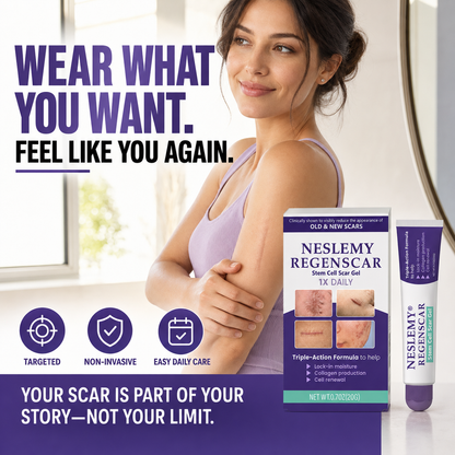 🌟 BUY 1 GET 1 FREE-NESLEMY® Scar Gel ✨ Refresh Your Skin Today!