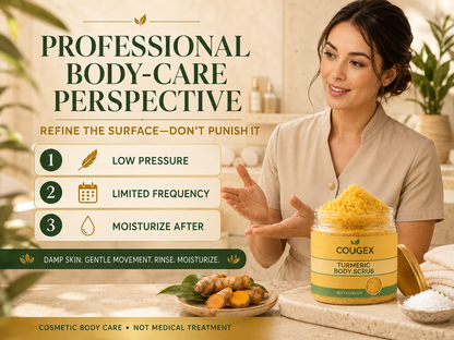 🔥 BUY 1 GET 1 FREE ✨ COUGEX™ Turmeric Body Scrub – Exfoliating Mineral Polish for Smoother, Brighter-Looking Body Skin ✨