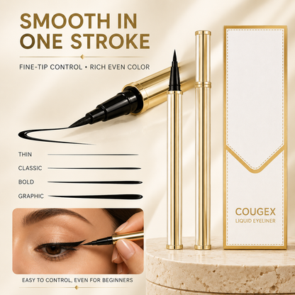 ✨BUY 1 GET 1 FREE!✨ Waterproof Precision Eyeliner Pen 💖 Smooth Glide • Sweatproof • Long-Lasting Color Lock