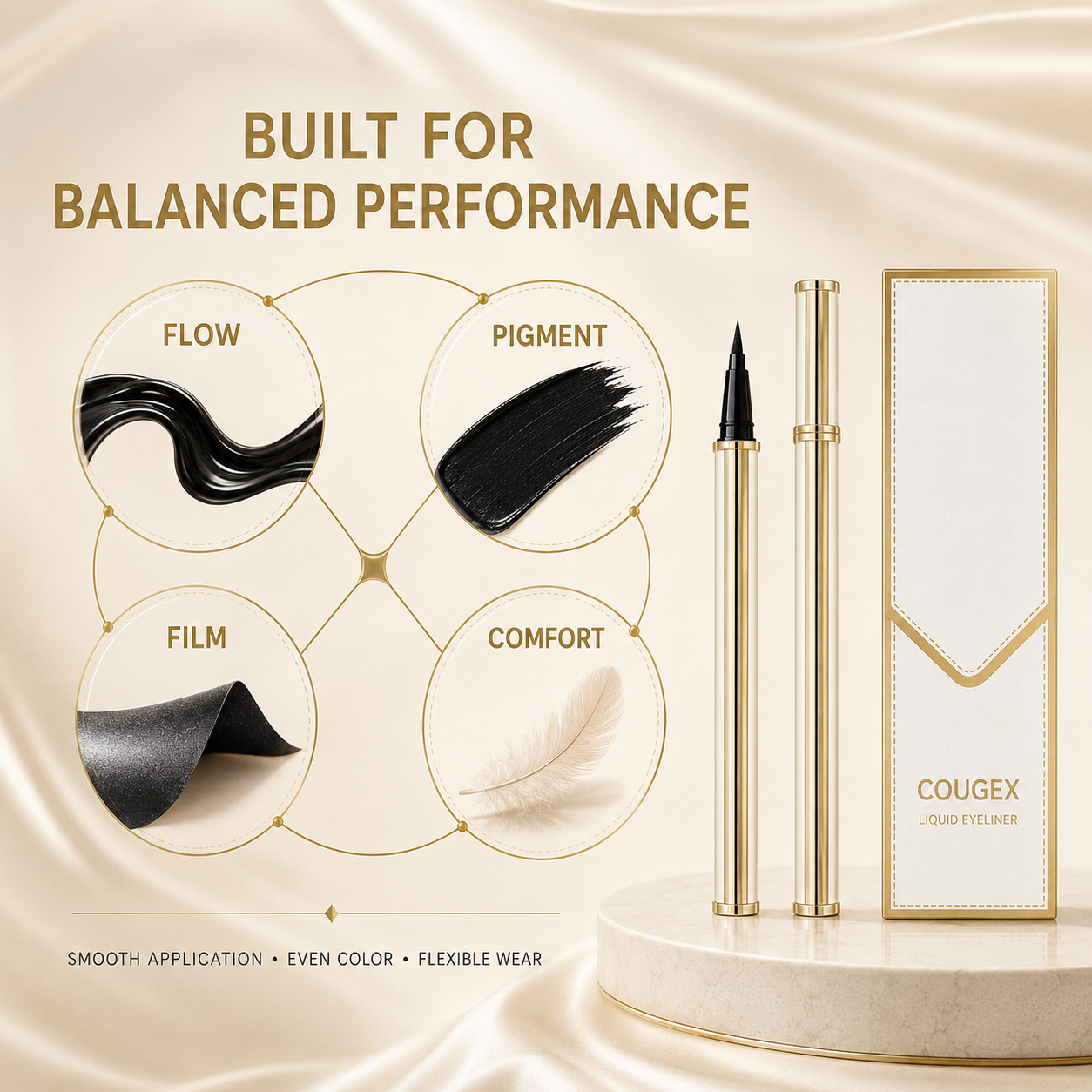 ✨BUY 1 GET 1 FREE!✨ Waterproof Precision Eyeliner Pen 💖 Smooth Glide • Sweatproof • Long-Lasting Color Lock